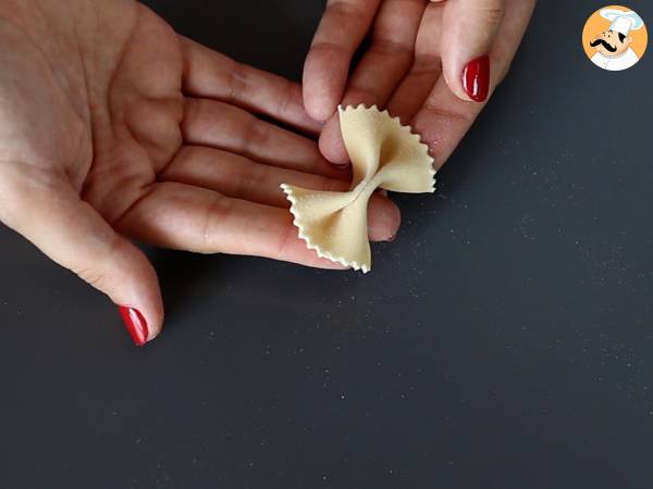 Comment faire des pâtes maison : les farfalle, petites pâtes en forme de papillon - Préparation etape 9
