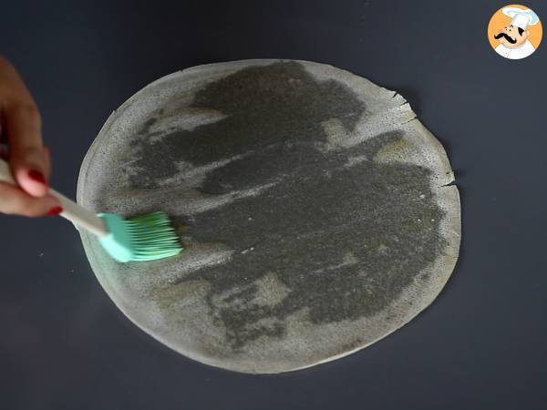 Feta Saganaki, la recette grecque des croustillants de feta et miel - Préparation etape 1