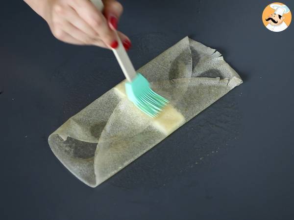 Feta Saganaki, la recette grecque des croustillants de feta et miel - Préparation etape 3