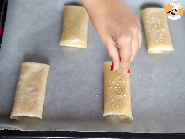 Feta Saganaki, la recette grecque des croustillants de feta et miel - Préparation etape 4