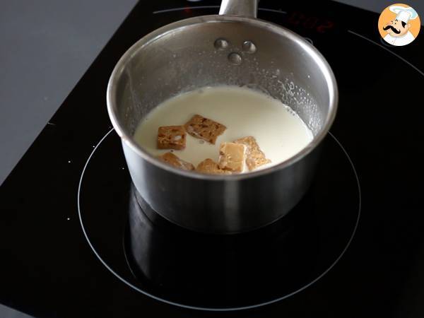 Verrines de crèmes au chocolat et nougat : une présentation ultra facile pas à pas - Préparation etape 4