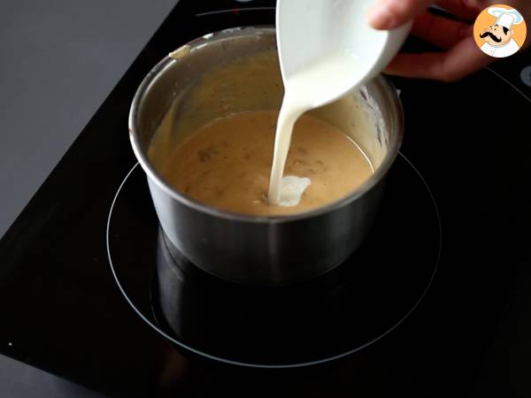 Verrines de crèmes au chocolat et nougat : une présentation ultra facile pas à pas - Préparation etape 5