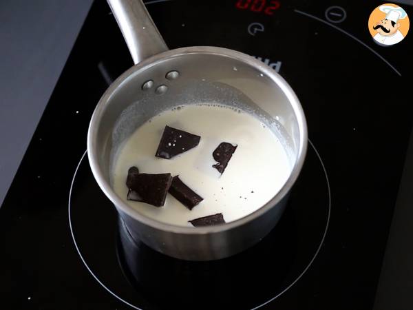 Verrines de crèmes au chocolat et nougat : une présentation ultra facile pas à pas - Préparation etape 9