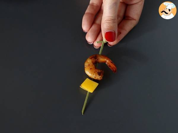 Verrines crevettes mangue pour un apéritif sucré/salé - Préparation etape 5