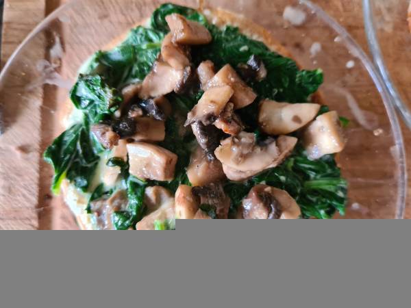 Tartelette champignons et épinards - Préparation etape 5