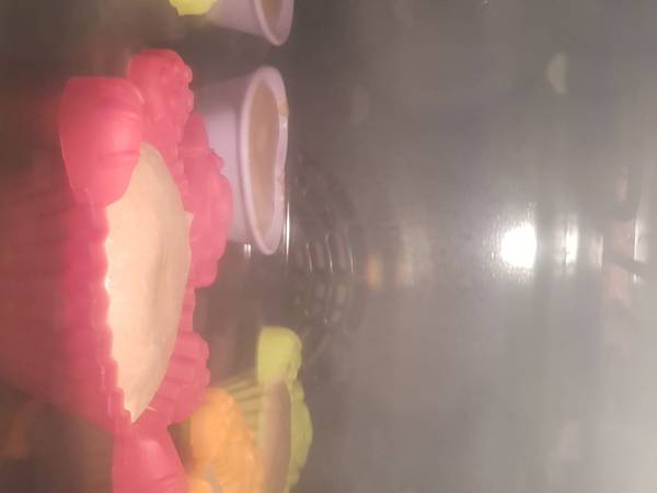 Muffin à la farine de châtaignes et au cœur fondant à la crème de marron - Préparation etape 12