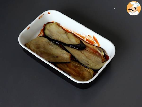 Gratin d'aubergines à la Parmigiana - Préparation etape 7