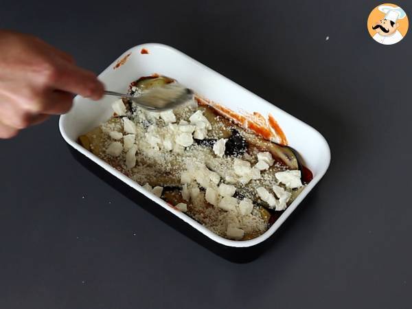 Gratin d'aubergines à la Parmigiana - Préparation etape 8