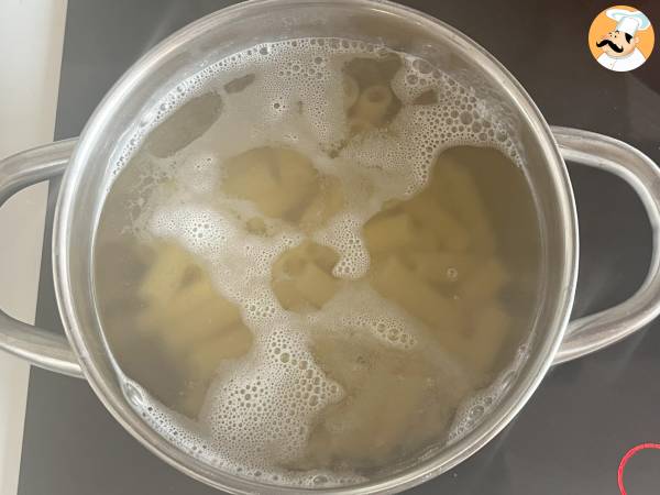 Pâtes à la Sicilienne aux aubergines, la version facile et légère - Pasta alla Norma - Préparation etape 5