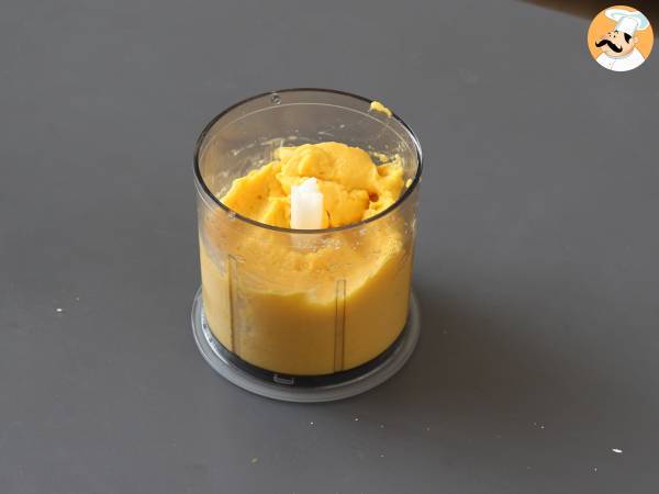 Sorbet mangue citron vert avec seulement 3 ingrédients et prêt à déguster en 5 minutes! - Préparation etape 3
