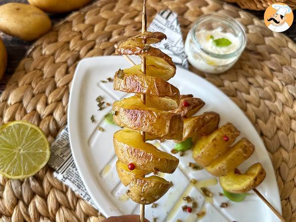 Pommes de terre spirales au four - Préparation etape 5