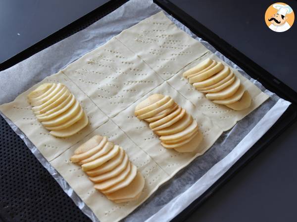 Tartes fines aux pommes - Préparation etape 3