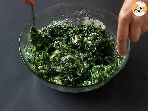 Spanakopita, la tourte Grecque aux épinards et à la feta super facile à préparer - Préparation etape 5