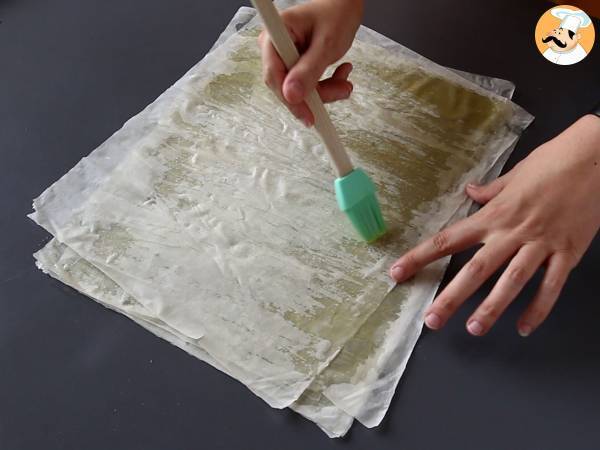 Spanakopita, la tourte Grecque aux épinards et à la feta super facile à préparer - Préparation etape 6