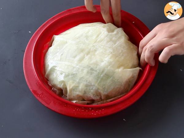 Spanakopita, la tourte Grecque aux épinards et à la feta super facile à préparer - Préparation etape 8
