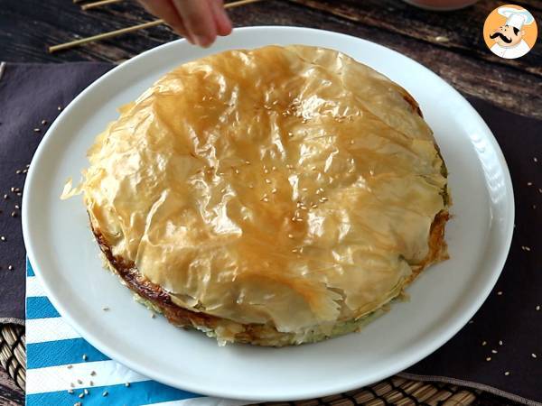 Spanakopita, la tourte Grecque aux épinards et à la feta super facile à préparer - Préparation etape 9