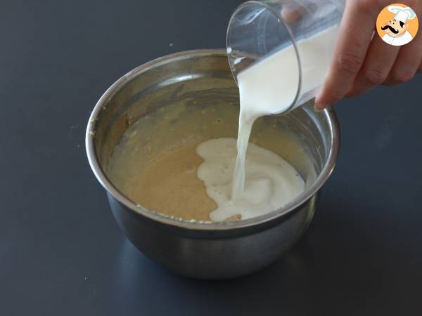 Pancakes aux pommes sans sucre ajouté - Préparation etape 2