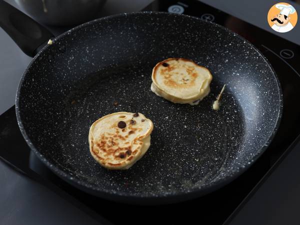 Pancakes aux pommes sans sucre ajouté - Préparation etape 6