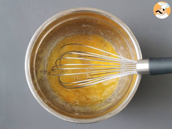 Cheesecake basque - Préparation etape 1