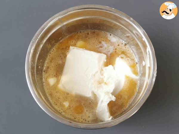 Cheesecake basque - Préparation etape 2