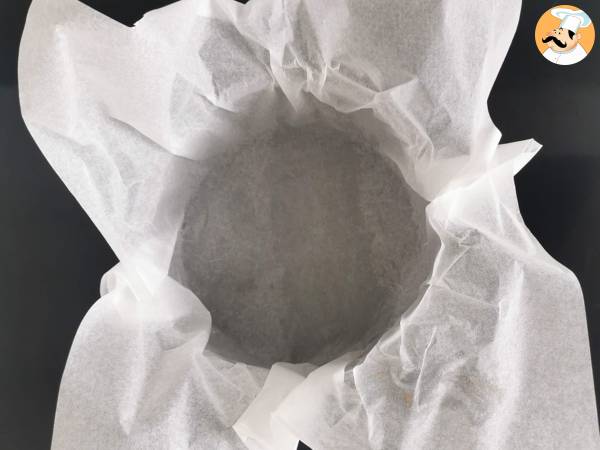 Cheesecake basque - Préparation etape 4