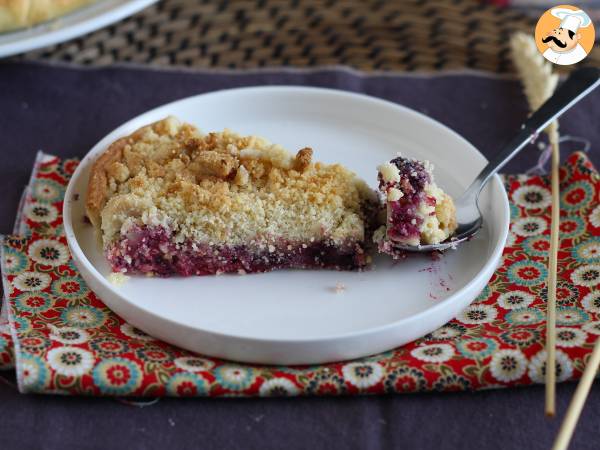 Tarte crumble express aux fruits rouges - Préparation etape 6