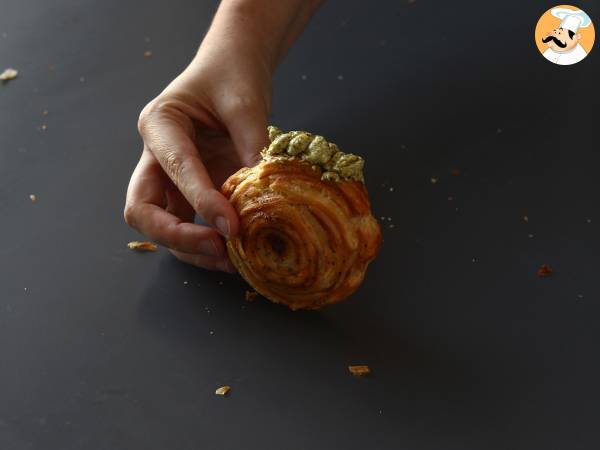 New York roll salé facile au pesto et fromage frais avec 4 ingrédients - Préparation etape 9