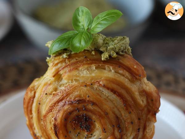 New York roll salé facile au pesto et fromage frais avec 4 ingrédients - Préparation etape 10