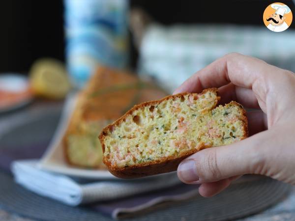 Cake au saumon fumé, citron et ciboulette - Préparation etape 7