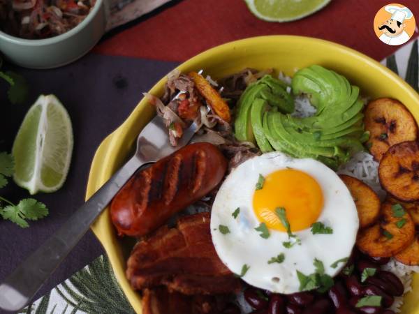 Bandeja Paisa, le plat colombien plein de saveurs et de tradition - Préparation etape 12
