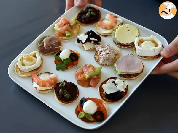 Plateau de blinis garnis, l'apéritif varié et parfait pour les fêtes - Préparation etape 10