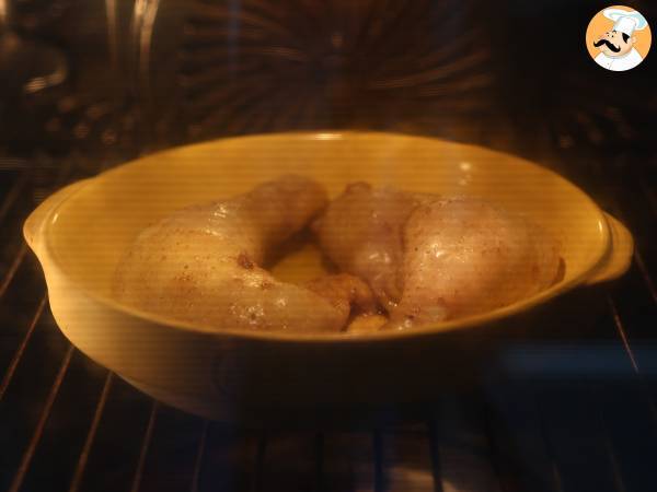 Comment cuire des cuisses de poulet au four? - Préparation etape 4