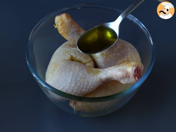 Comment cuire des cuisses de poulet à la poêle? - Préparation etape 1