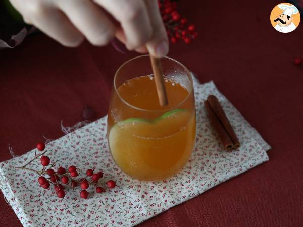 Pumpkin Spritz, le cocktail épicé au sirop de citrouille ! - Préparation etape 4