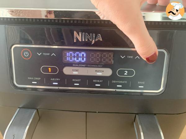 Œufs durs au Air fryer - Préparation etape 2