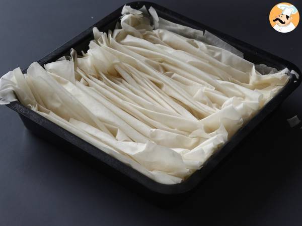 Crinkle cake salé au fromage de chèvre et miel - Préparation etape 2