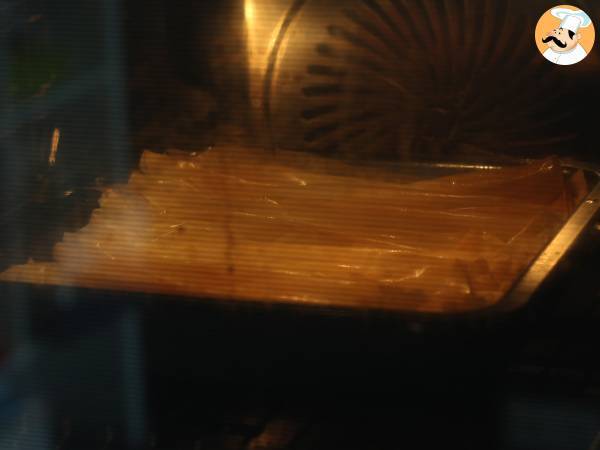 Crinkle cake salé au fromage de chèvre et miel - Préparation etape 3