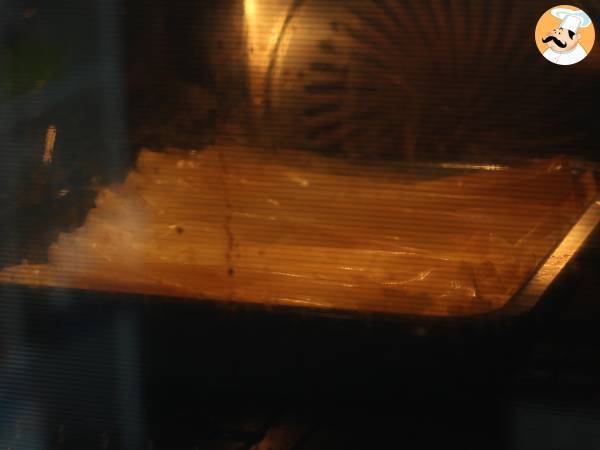 Crinkle cake salé au fromage de chèvre et miel - Préparation etape 5