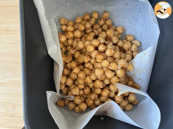 Pois chiches grillés au Air Fryer - Préparation etape 2
