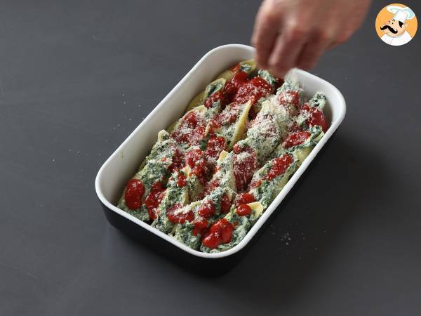 Conchiglioni farcis à la ricotta et aux épinards : La meilleure façon de manger les pâtes! - Préparation etape 8