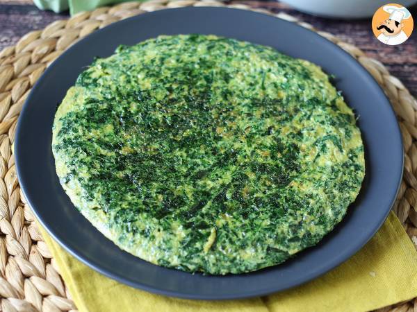 Omelette aux épinards façon frittata, un plat végétarien facile et délicieux - Préparation etape 10