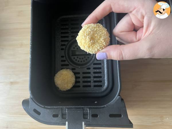 Babybels panés au Air fryer - Préparation etape 3