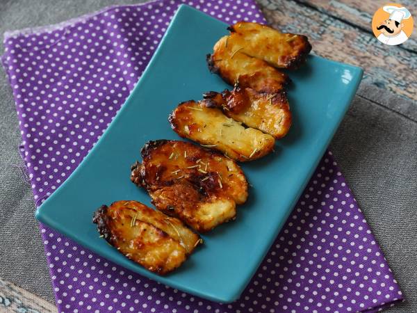 Halloumi au miel grillé au Air Fryer - Préparation etape 4