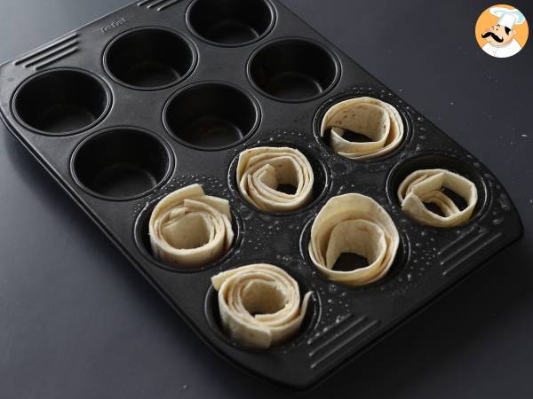 Que faire avec des tortillas? Des petites quiches faciles et économiques! - Préparation etape 4