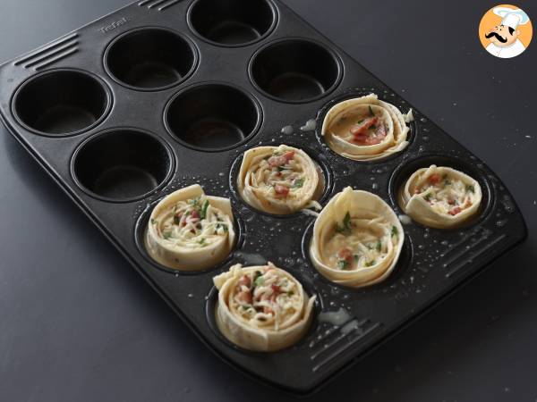 Que faire avec des tortillas? Des petites quiches faciles et économiques! - Préparation etape 5