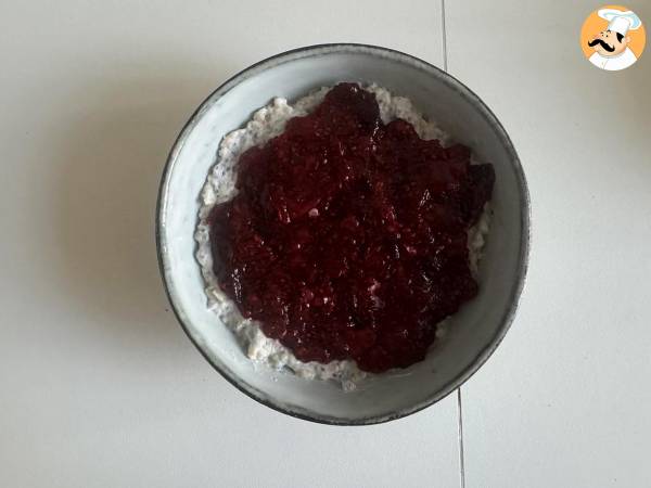 Overnight oats fruits rouges et chocolat, le petit déj sain et rassasiant! - Préparation etape 5
