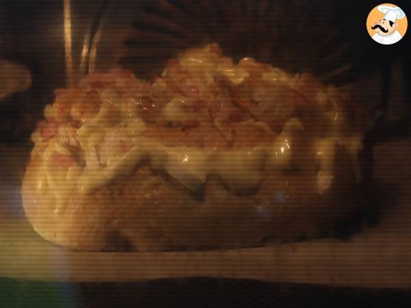 Pain hérisson farci façon tartiflette - Préparation etape 9