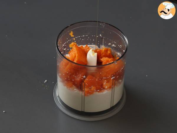 Tartinade crémeuse au potiron et à la feta - Préparation etape 3