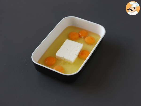 Wrap moelleux et super protéiné aux œufs et à la feta - Préparation etape 2