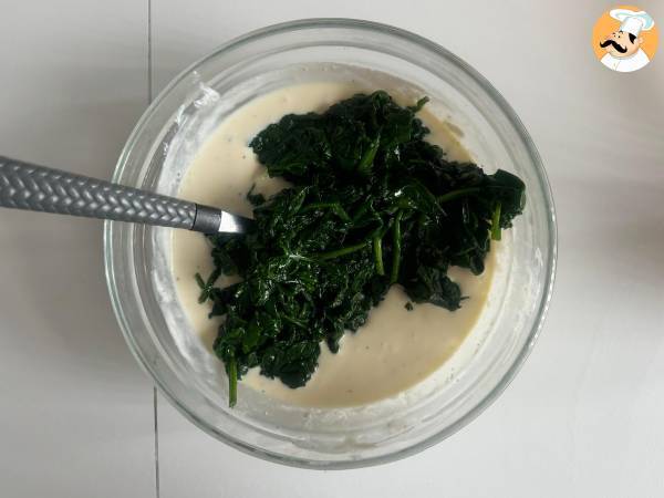 Mini feuilletés aux épinards et chèvre - Préparation etape 5